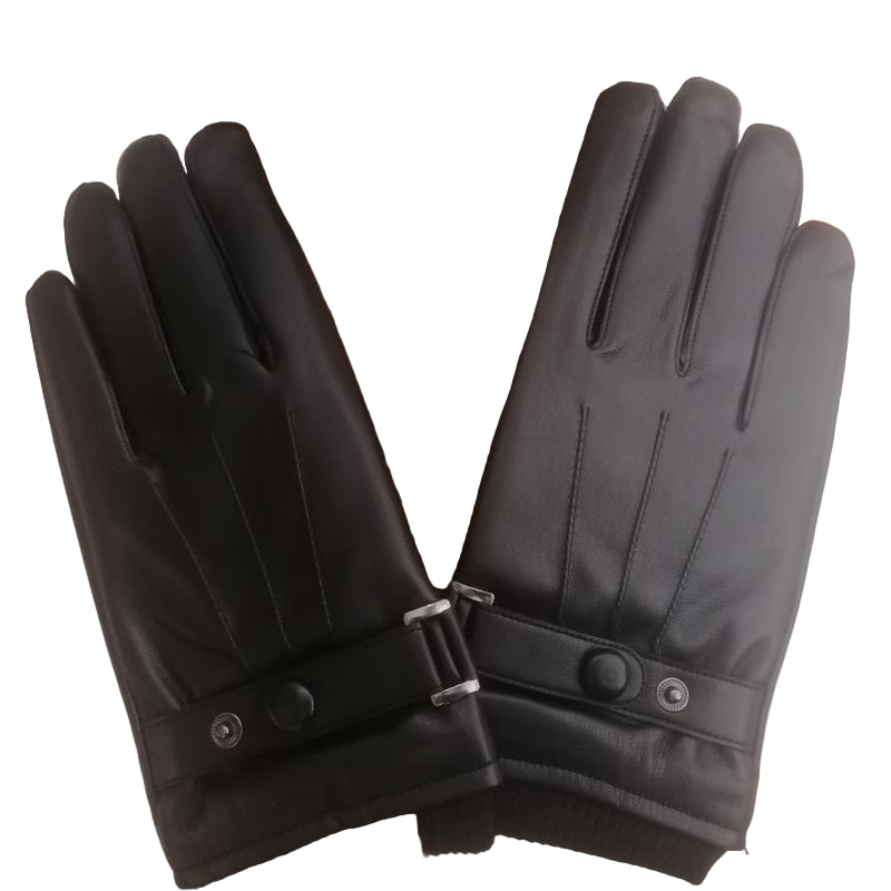 Warm Faux Leather Winter Gloves: Touchscreen, Thermal, Windproof for Outdoor Sports